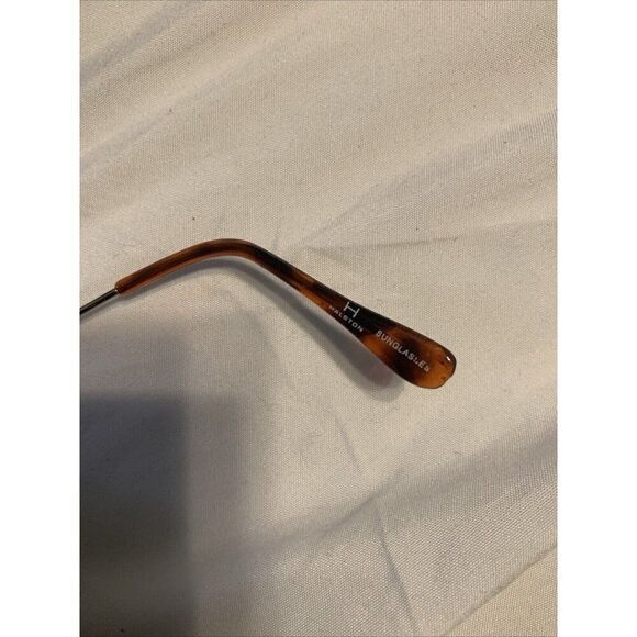 Halston Authentic Womens Brown Mirrored Square Tortoise Sunglasses #55